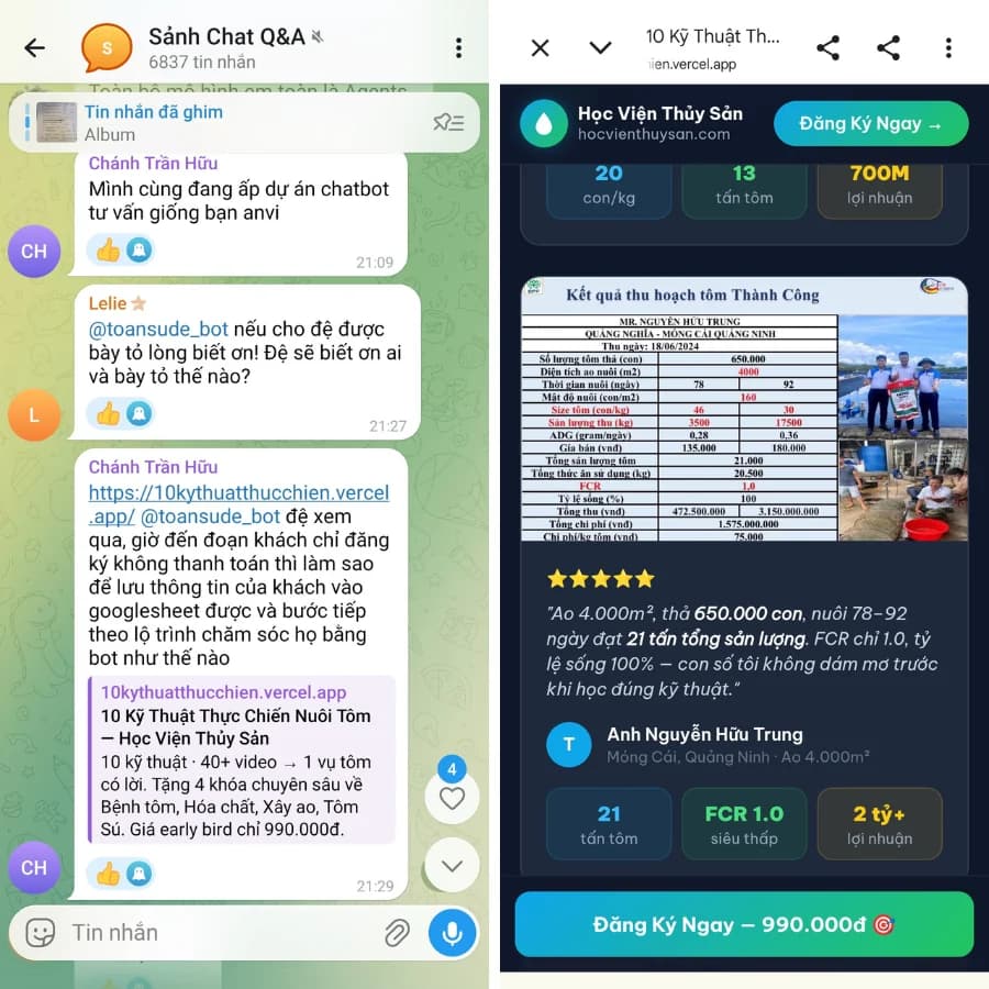 Feedback thành viên cộng đồng 13